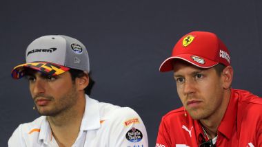 F1 2019: Carlos Sainz (McLaren) e Sebastian Vettel (Ferrari)