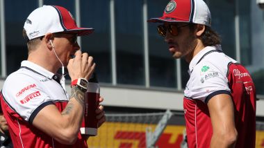 F1 2019: Kimi Raikkonen e Antonio Giovinazzi (Alfa Romeo)