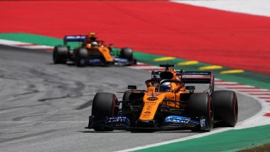 F1 2019, Lando Norris e Carlos Sainz (McLaren)