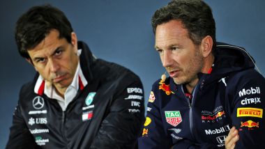 F1 2019: Toto Wolff (Mercedes) e Chris Horner (Red Bull)