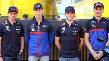F1 2019: Verstappen, Kvyat, Gasly e Albon 