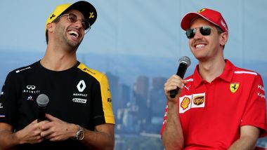 F1 2020: Daniel Ricciardo (Renault) e Sebastian Vettel (Ferrari)