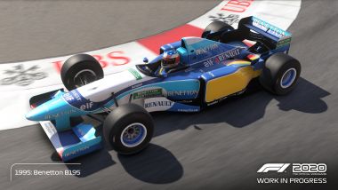 F1 2020: la Benetton B195 di Michael Schumacher