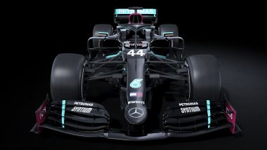 F1 2020, la nuova livrea della Mercedes W11 di Hamilton