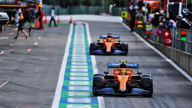 F1 2020: le McLaren di Lando Norris e Carlos Sainz
