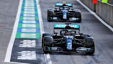 F1 2020: le Mercedes di Lewis Hamilton e Valtteri Bottas