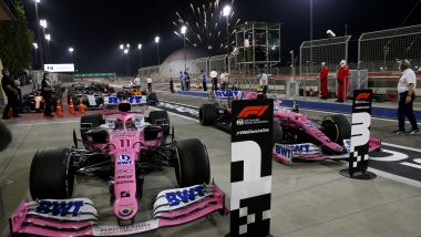 F1 2020: le Racing Point di Sergio Perez e Lance Stroll