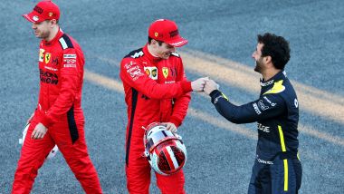 F1 2020: Sebastian Vettel, Charles Leclerc e Daniel Ricciardo