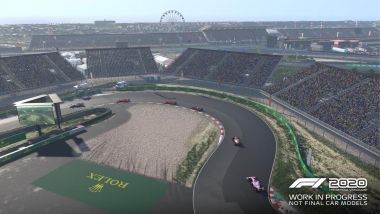 F1 2020: una visuale dall'alto del circuito di Zandvoort