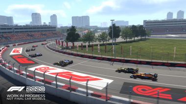 F1 2020: visuale dall'alto del nuovo circuito di Hanoi