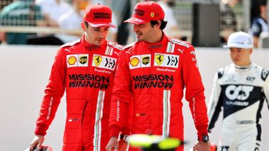 F1 2021: Charles Leclerc e Carlos Sainz (Ferrari)