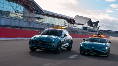F1 2021: le nuove Safety Car e Medical Car Aston Martin Vantage e DBX