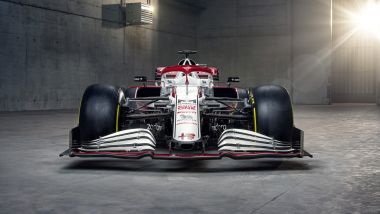 F1 2021, le prime immagini dell'Alfa Romeo Racing C41 (vista anteriore)