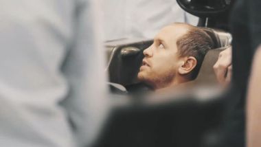 F1 2021, Sebastian Vettel alla prova sedile in Aston Martin F1