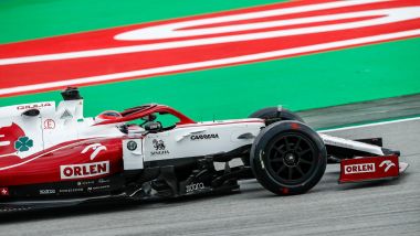 F1 2021 Test Pirelli, Barcellona: Robert Kubica (Alfa Romeo Racing) 