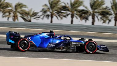 F1 2022: Alexander Albon al volante della Williams FW44