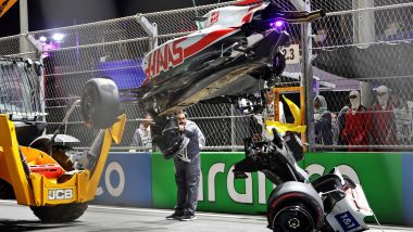 F1 2022, GP Arabia Saudita: la Haas distutta di Mick Schumacher