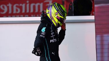 F1 2022, GP Azerbaijan: Lewis Hamilton (Mercedes) a fine gara