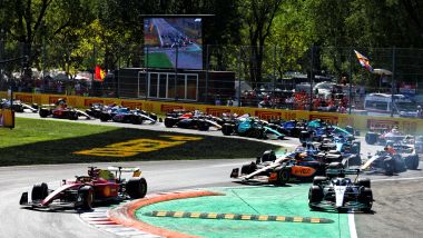 F1 2022, GP Italia: la partenza