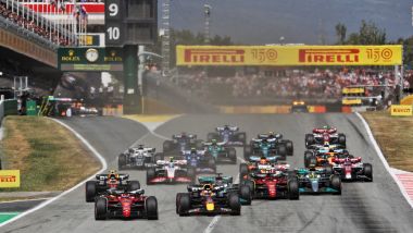 F1 2022, GP Spagna: la partenza della gara