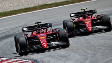 F1 2022, GP Spagna: le Ferrari di Charles Leclerc e Carlos Sainz