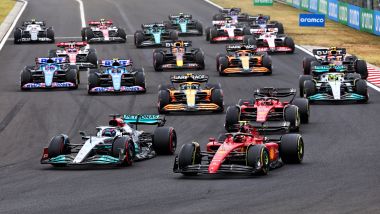 F1 2022, GP Ungheria: la partenza