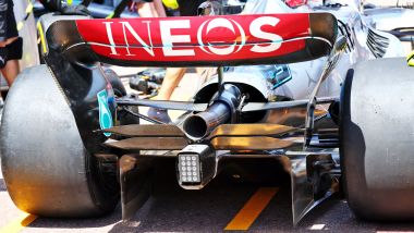 F1 2022: il retrotreno della Mercedes W13