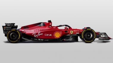 F1 2022, La Ferrari F1-75 di Charles Leclerc e Carlos Sainz