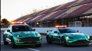 F1 2022: le nuove Safety Car e Medical Car Aston Martin Vantage e DBX