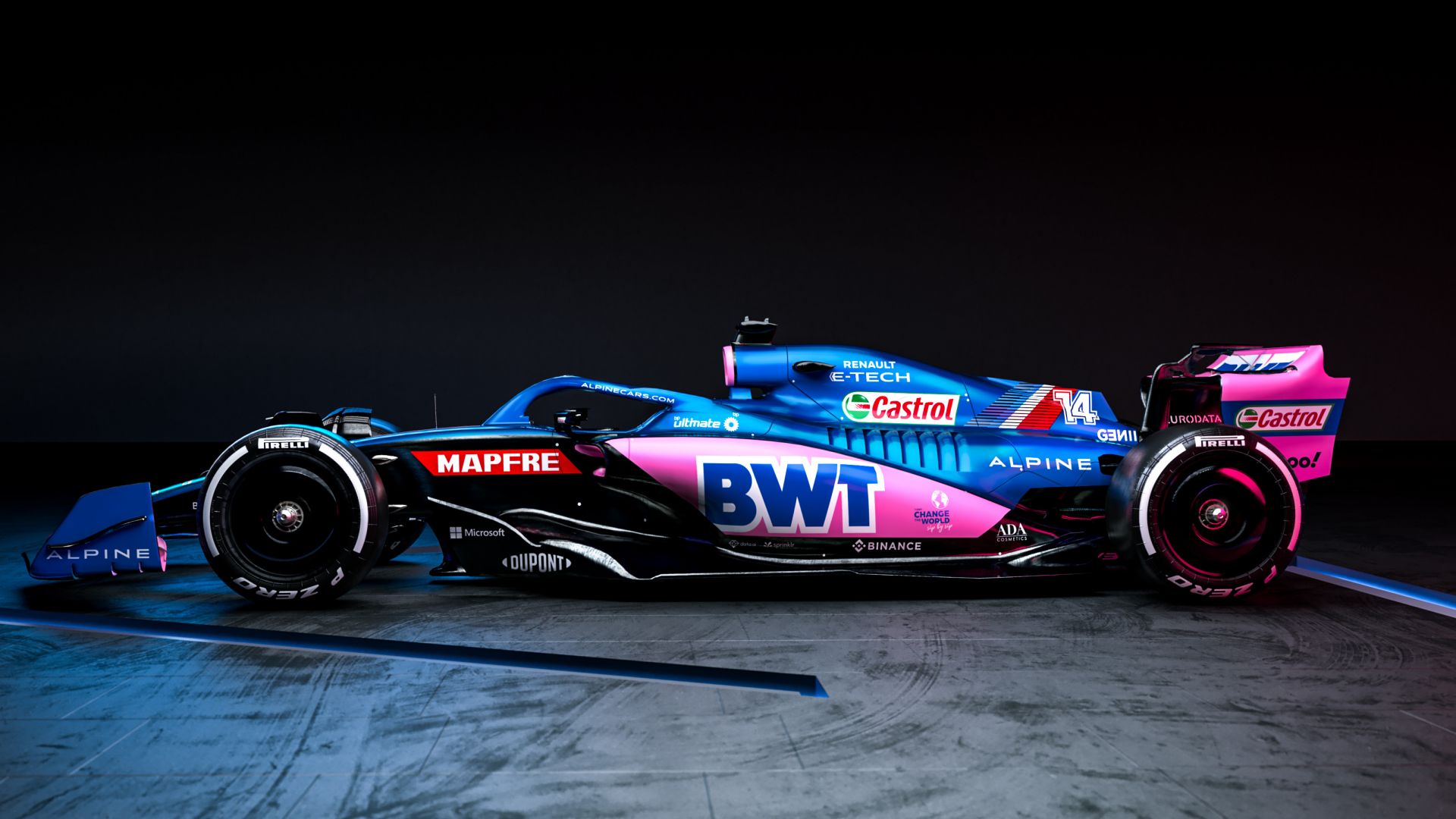 Alpine, la presentazione della nuova A522 di Alonso e Ocon