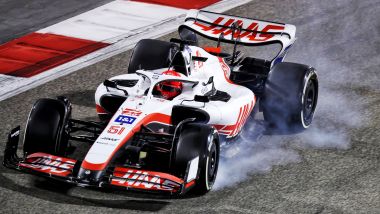 F1 2022, test Bahrain: Pietro Fittipaldi al volante della Haas VF-22