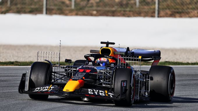 F1 2022, test Barcellona: Sergio Perez (Red Bull)