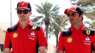 F1 2023, Charles Leclerc e Carlos Sainz (Ferrari)