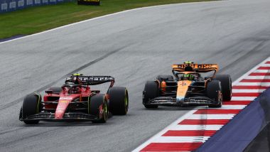F1 2023, GP Austria: Carlos Sainz tallonato da Lando Norris