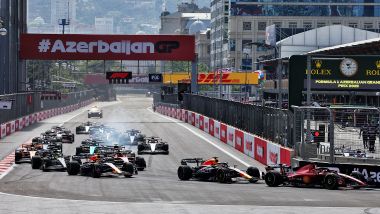 F1 2023, GP Azerbaijan: la partenza della gara