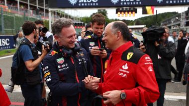 F1 2023, GP Belgio: Fred Vasseur con Chris Horner
