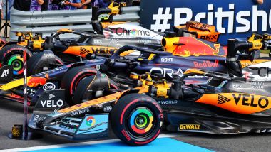 F1 2023, GP Gran Bretagna: le due McLaren attorno alla Red Bull al termine delle qualifiche