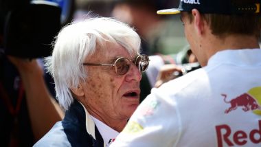 F1: Bernie Ecclestone con Max Verstappen