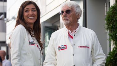 F1: Bernie Ecclestone e la moglie Fabiana