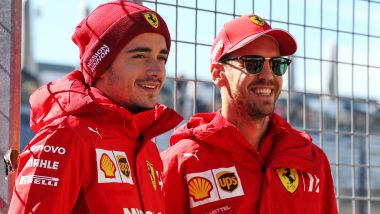 F1: Charles Leclerc e Sebastian Vettel (Ferrari)