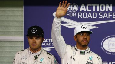 F1, GP Abu Dhabi 2016: Nico Rosberg e Lewis Hamilton (Mercedes)