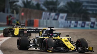 F1, GP Abu Dhabi 2019: le Renault di Daniel Ricciardo e Nico Hulkenberg