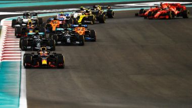 F1 GP Abu Dhabi 2020, Yas Marina: la partenza della gara