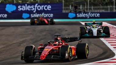 F1 GP Abu Dhabi 2022, Yas Marina: Charles Leclerc (Scuderia Ferrari) nei primi giri di gara