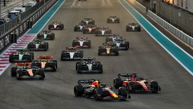F1 GP Abu Dhabi 2023: la partenza
