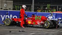 L'incidente di Leclerc nelle libere del GP Arabia Saudita - VIDEO