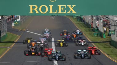 F1 GP Australia 2019, la partenza della gara