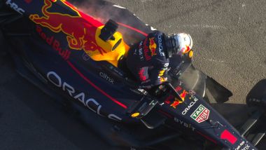 F1 GP Australia 2022, Melbourne: il ritiro di Max Verstappen (Red Bull Racing)