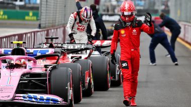 F1 GP Australia 2023, Melbourne: Charles Leclerc (Scuderia Ferrari) deluso dopo le qualifiche