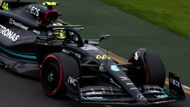 F1 GP Australia 2023, Melbourne: Lewis Hamilton (Mercedes AMG F1) in azione